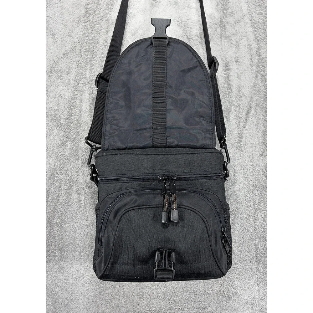 Lowepro Nova 2 AW Camera Bag - Black - Rain cover, strap, inner dividers